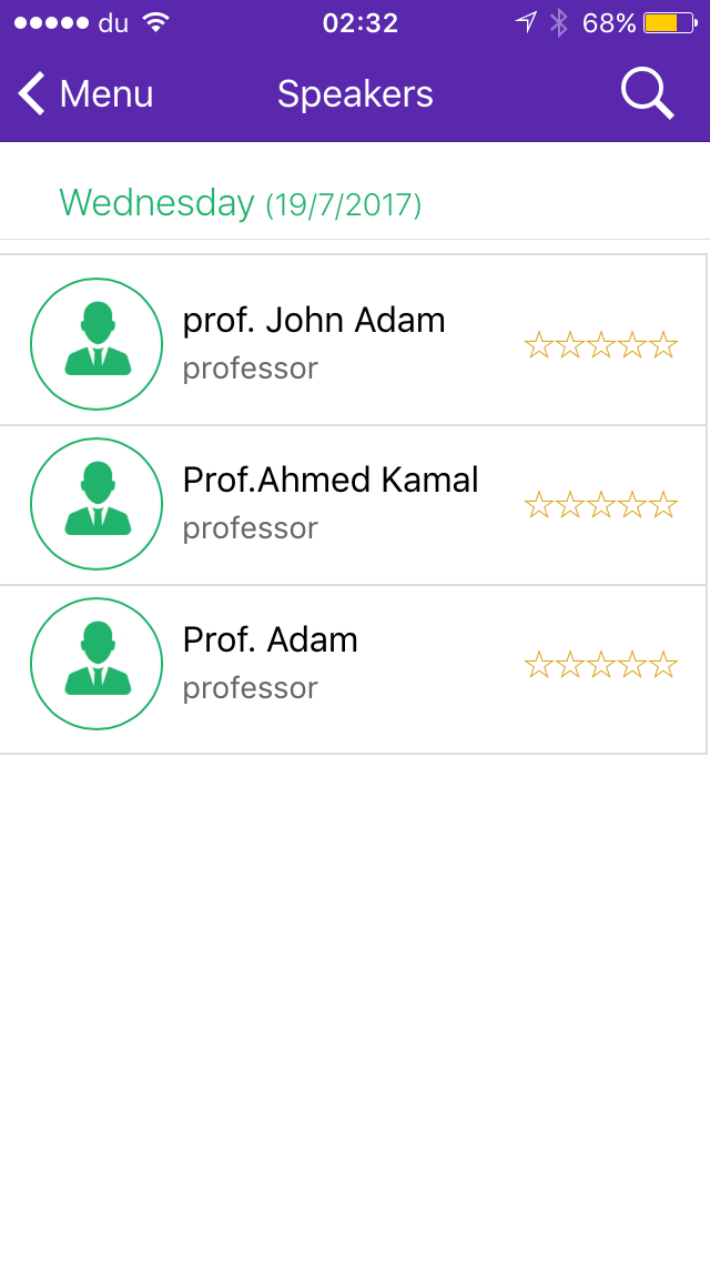 Speakers profiles